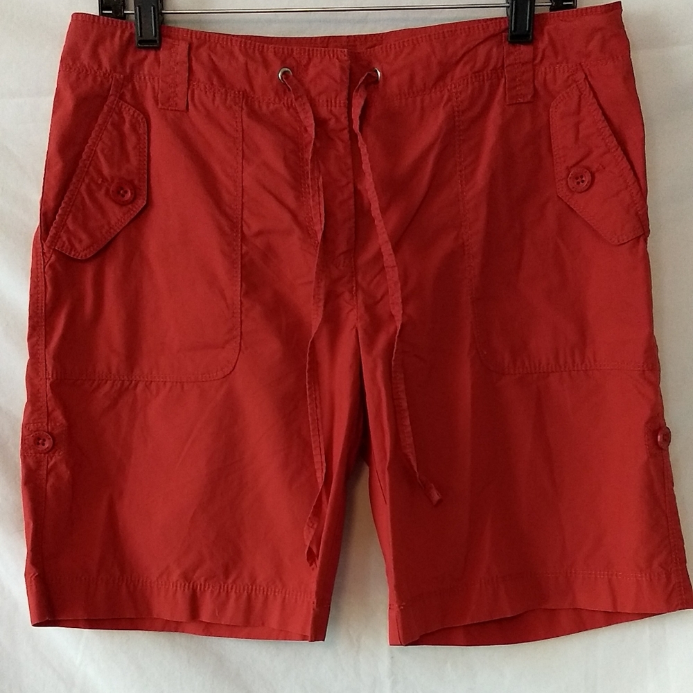 Women's Rust Colored Nautica Shorts Size 8
